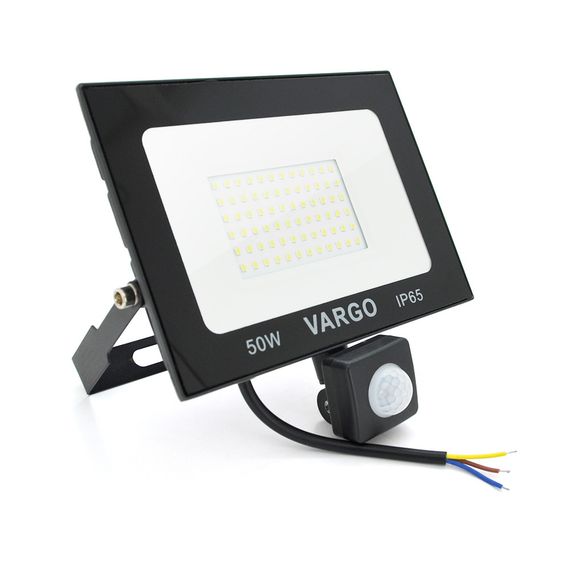 Прожектор LED с датчиком движения Vg-50W, IP65.6500K, 2700Лм
