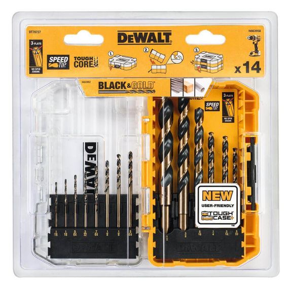 Набір свердел по металу 14шт DeWALT DT70727