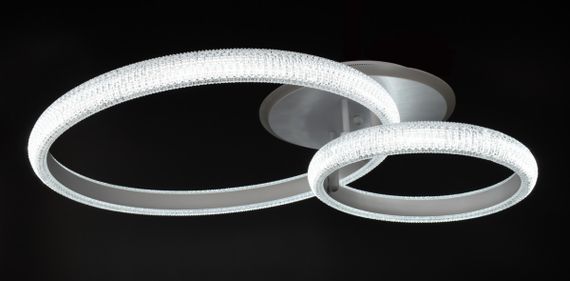 Люстра світлодіодна стельова LED світильник для квартири на стелю лед з пультом 26112 Білий 15х53х72 см. | Зображення 1