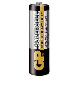 Батарейка сольова AA/R6 (пл-2шт) GP Supercell