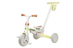 Триколісний біговел 3 в 1 Maraton Tri-cycle Cruiser Milano 001 cream з батьківською ручкою