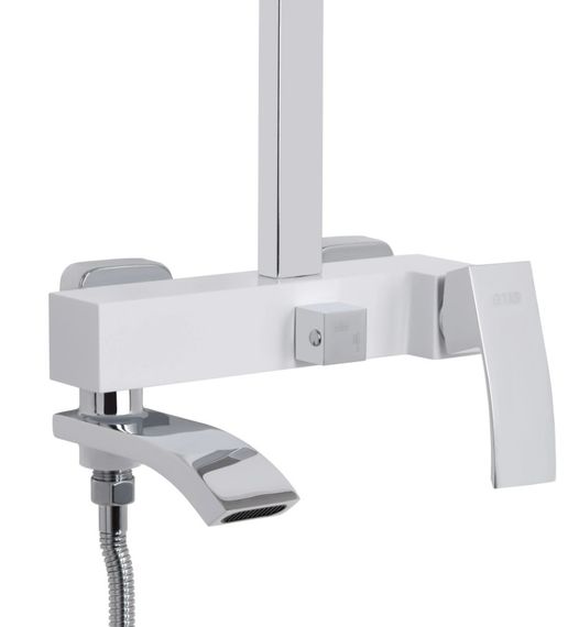Душова система універсальна Qtap Swan Cascada Chrome/White з виливом QTSWA111CRW45570 | Зображення 1