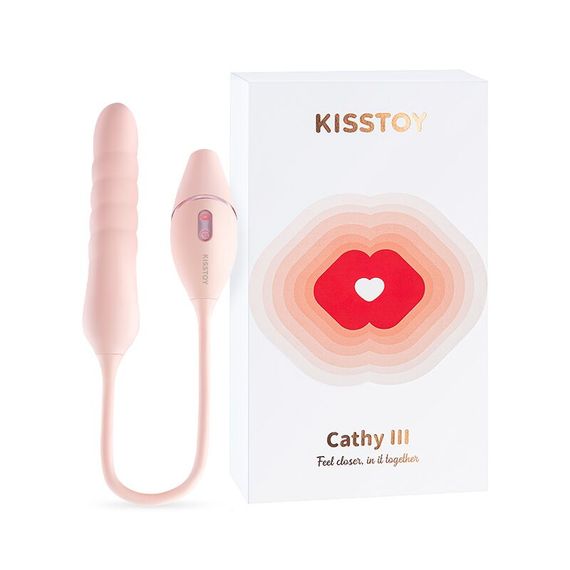 Пульсатор з вакуумним стимулятором KISSTOY Cathy III Pink | Зображення 4