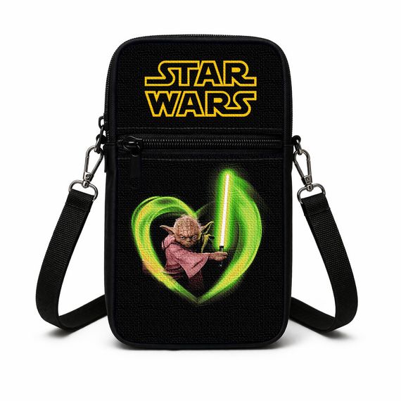Сумка-чохол для телефону Йода Star Wars дитяча сумка через плече, водонепроникна міні-сумка (4879)