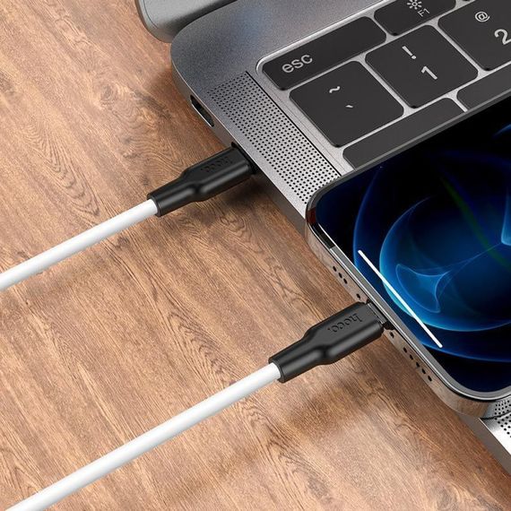 Кабель Hoco X21 Plus Silicone PD 20W Lightning (1m) | Зображення 8