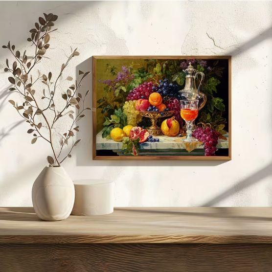 Набор для вышивки крестом "Раскошь Осень" 14CT, 30x40 см, канва Аида с нанесенным рисунком | Зображення 1