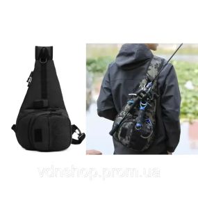 Сумка для хранения рыболовных снастей, рыболовный рюкзак через плечо с лямкой через плечо 39x23x15 см