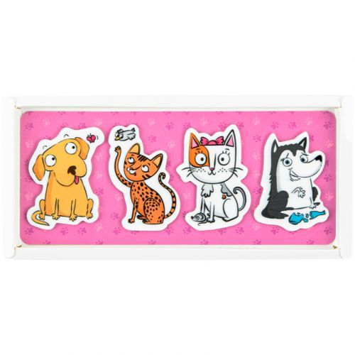 Закладки пластикові 4x20 шт, 35х50 мм, Pets | Зображення 2
