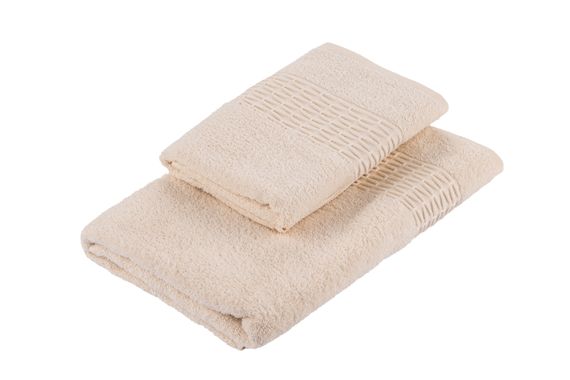 Набір рушників махрових Ardesto Lotus, 50х90см, 70х140см, 2шт, 100% бавовна, айворі (ART2357IV) | Зображення 7