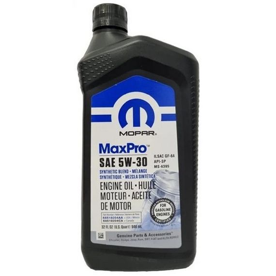 Моторна олива Mopar MaxPro 5W-30 1л.
