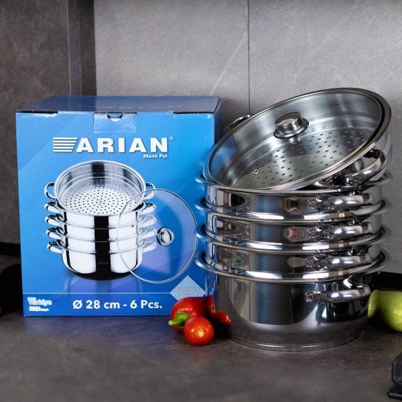 Мантоварка Arian 6 пред. 28 см Mantı Pot | Зображення 5