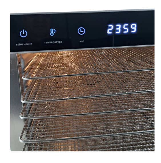 Дегідратор професійний Tekhniko DH-08A-SS нержавіюча сталь (8 лотків) | Зображення 4