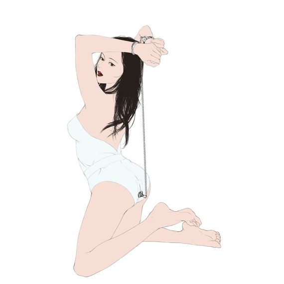 Набір UPKO анальна пробка і ланцюжок з наручниками, колір золото sexstyle | Зображення 1