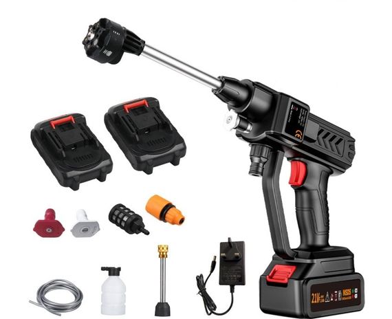 Бездротова мийна машина Mulcort 60Bar мийна машина високої потужності 300 Вт з акумуляторною батареєю.