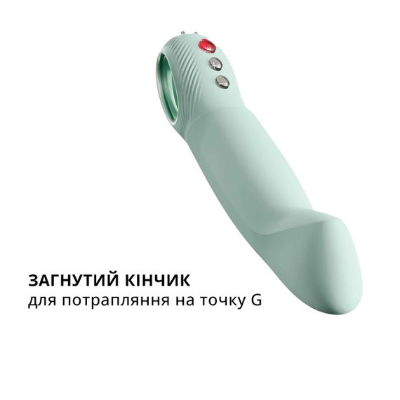 Пульсатор для точки G Fun Factory STRONIC G FORTE sage green, 8 режимів, суперпотужний Sex Aura | Зображення 3