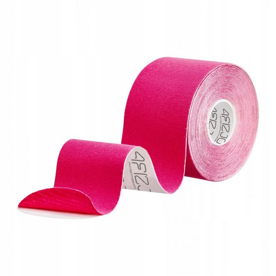 Стрічка кінезіологічна (кінезіо тейп) 4FIZJO 5 см x 5 м 4FJ0540 Pink (P-5907739316004) | Зображення 2