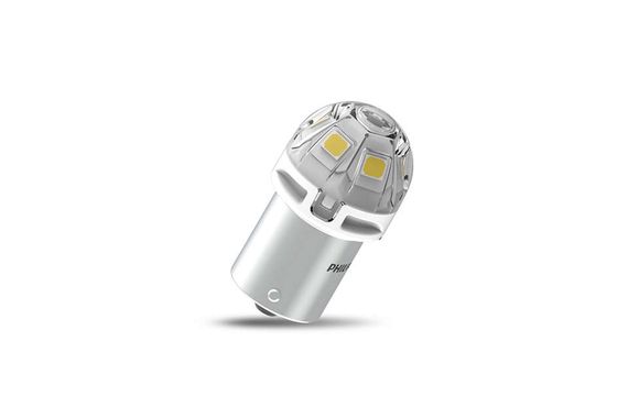 Комплект светодиодных ламп Philips 24805CU60X2 R5W/R10W LED Ultinon Pro6000 12V/24V BA15s WHITE | Зображення 1