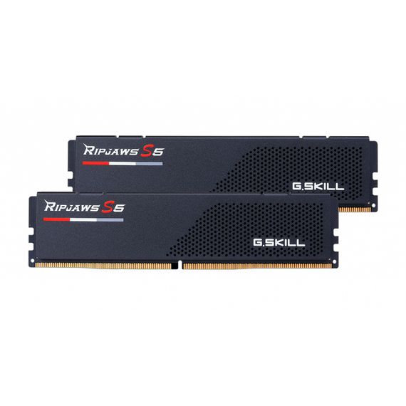 Модуль памяти для компьютера DDR5 32GB (2x16GB) 5600 MHz Ripjaws S5 Black G.Skill (F5-5600J3636C16GX2-RS5K) | Зображення 1