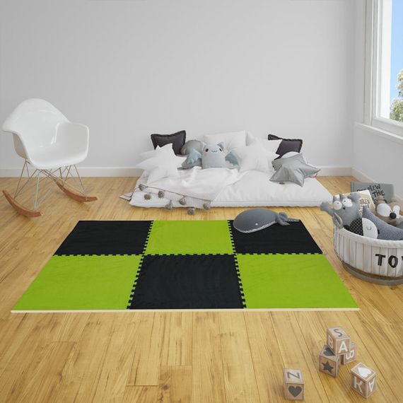 Підлога-пазл плюшевий ЧОРНИЙ 60*60*1cm (D) SW-00002079 | Зображення 7