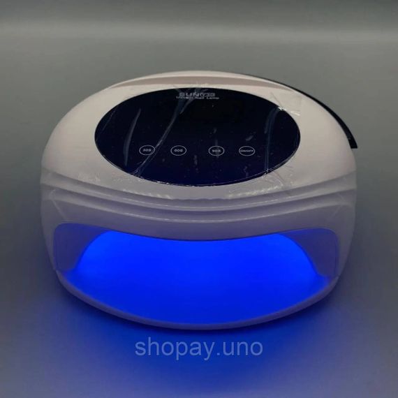 Лампа для гель лака портативная LED+UV, Лампа для маникюра с экраном быстрой сушки ногтей HW-62 | Зображення 7