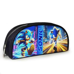 Пенал школьный с принтом Супер Соник 23х10х8 см детский для девочки,мальчика (3922)