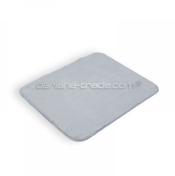 Килимок еко-хутро Moon 50*60*1,1см світло-сірий Дариана