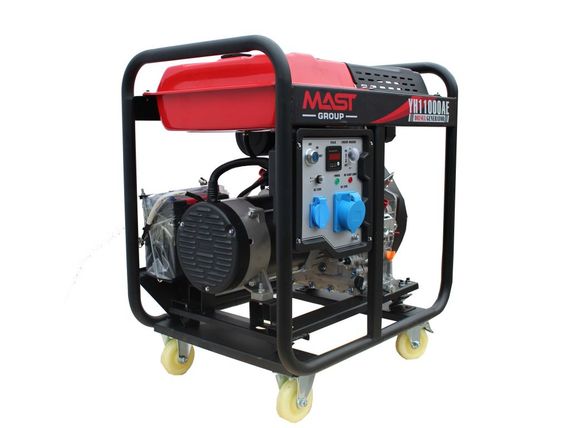 Дизельний генератор MAST GROUP + газова плитка Orcamp CK-505 + електричний обігрівач Gardyer HE2000 та лійка (KYH11000AE) | Зображення 4