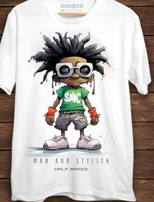 Футболка чоловіча з принтом повсякденна L Білий