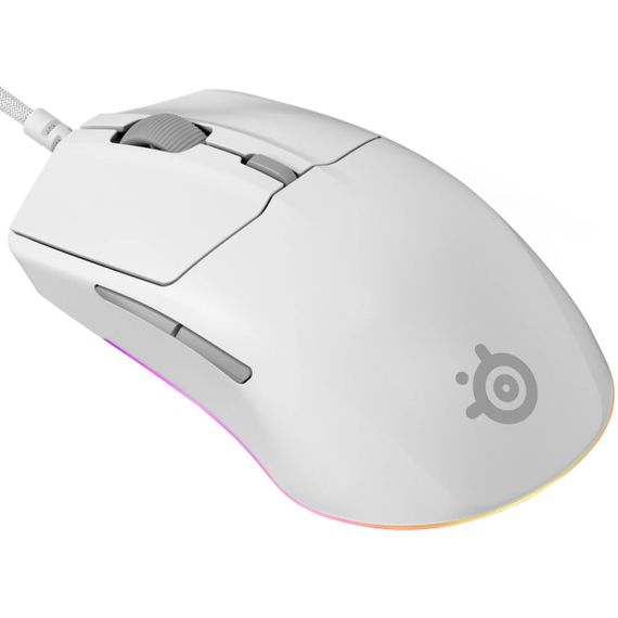 Мишка SteelSeries Rival 3 Gen 2 RGB, White | Зображення 3