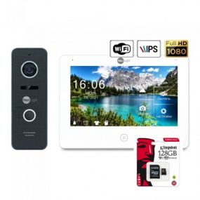 Комплект видеодомофона Neolight NeoKIT HD PRO WF (BlackBronzeSilver)micro SD