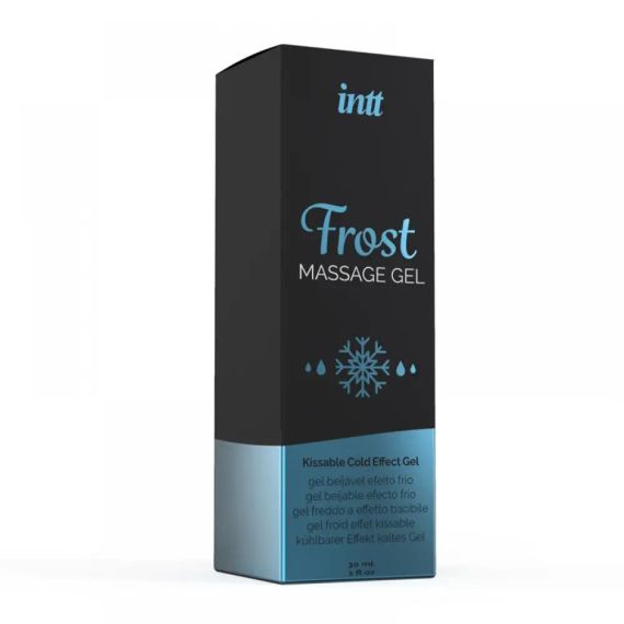 Їстівний масажний гель для інтимних зон Intt Cold Effect Frost (30 мл) Sex Aura | Зображення 2