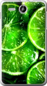 Чохол на Lenovo A529 Зелені часточки лимона "852u-200-2448"