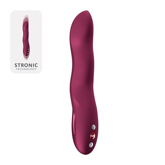 Пульсатор для точки G Fun Factory Stronic Wave Wine Red (мятая упаковка!!!) Sex Aura | Зображення 2