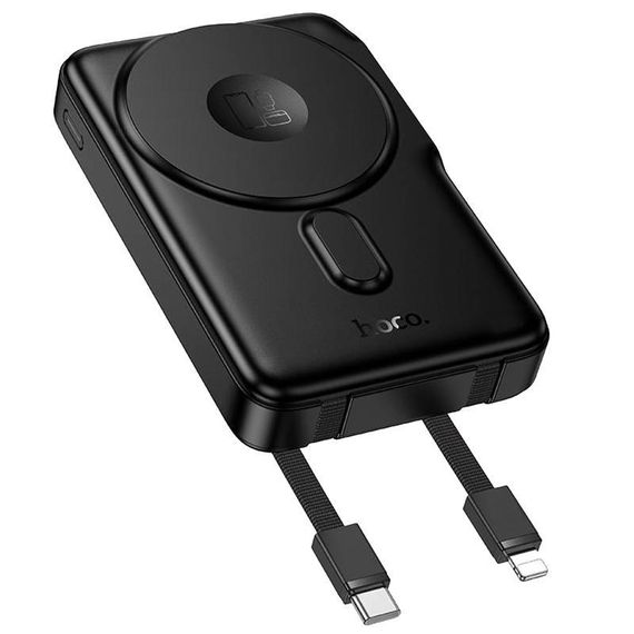 Портативное ЗУ Power Bank Hoco Q48 Core PD20W с БЗУ+iWatch 10000 mAh Black | Зображення 5