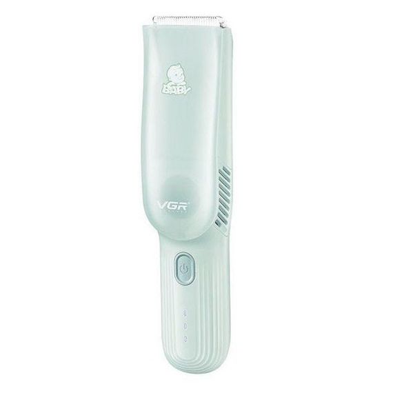 Дитяча машинка для стрижки VGR V-155 GREEN дітей новонароджених безшумна тиха з насадками 0-12 мм | Зображення 2