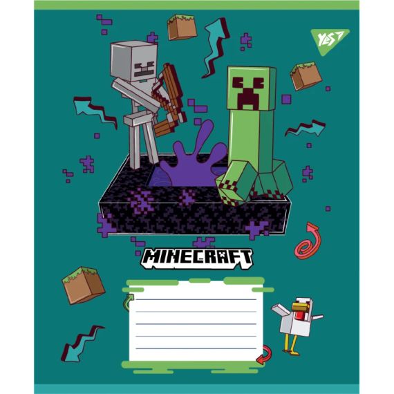 Зошит учнівський YES Minecraft Heroes 767580 18 аркушів Різнокольоровий shop (4823092291783) | Зображення 4