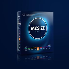 Презервативи - My.Size Pro 57, 3 шт. sexstyle