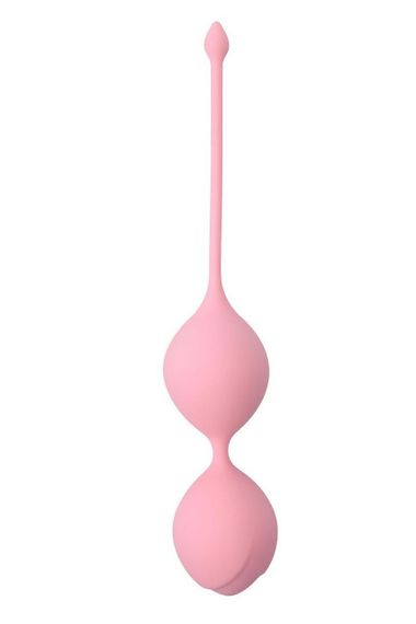 Вагінальні кульки тренажер Кегеля SEE YOU IN BLOOM DUO BALLS 29MM PINK — силіконові, водонепроникні | Зображення 1