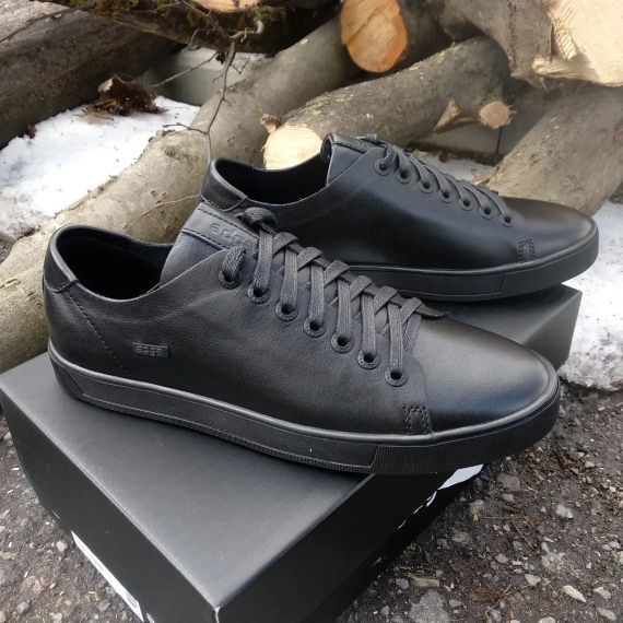 Стильні кеди чорні 45 розмір 29,5 см | Зображення 1