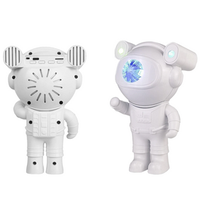 Ночник-проектор Космонавт із пультом Білий