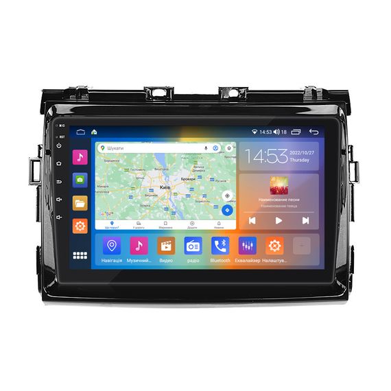 Штатная магнитола 9" Lesko для Toyota Estima III Рестайлинг 2 2012-2016 4/64Gb CarPlay 4G Wi-Fi GPS Prime