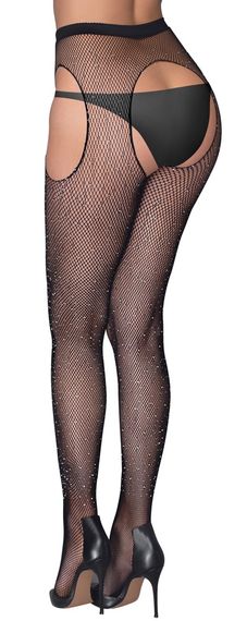 Колготки - 2530295 Cottelli Collection Sex Tights S-L | Зображення 5