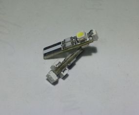 Зелена світлодіодна Автолампа Т5, 3pcs 1 210 circuit