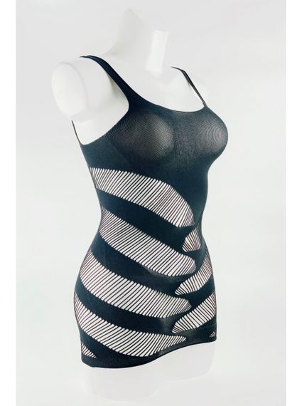 Очаровательное мини-платье сетка Bianca в черном цвете S/L sexstyle | Зображення 1