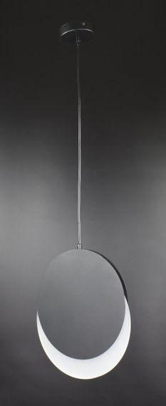 Люстра світлодіодна підвісна LED світильник для квартири на стелю лед 26711 Чорний 40-200х28х10 см. | Зображення 2