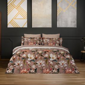 Комплект постільної білизни Prima Casa Digital Satin 200 х 220 см.  Magnolya Bej