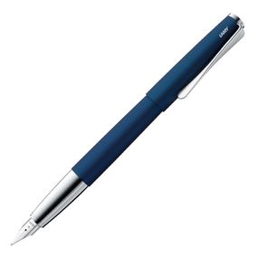 Металлическая перьевая ручка Lamy Studio Fountain Pen, экстра-тонкое (EF), синий