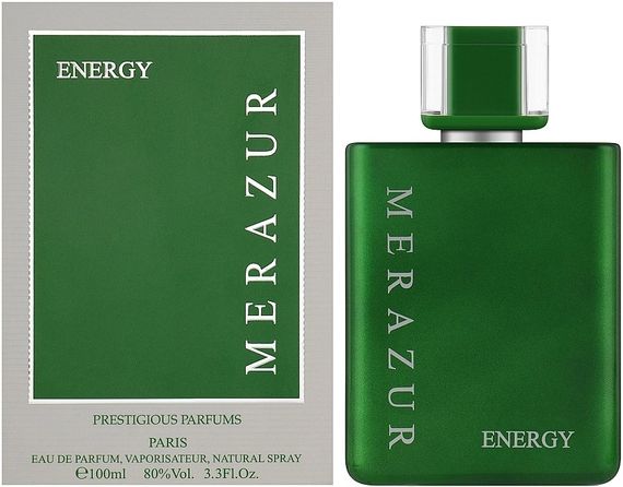 Парфумована вода Prestigious parfums Merazur Energy парфумована чоловiча вода 100 мл