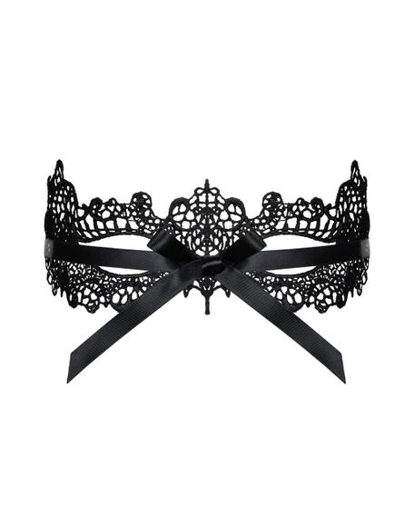 Мереживна маска Obsessive A701 mask, єдиний розмір, чорна Sex Aura | Зображення 2