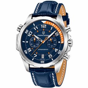 Чоловічий годинник Pagani Design PD-1811 Blue-Silver з синім циферблатом
